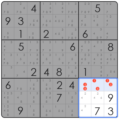 advanced sudoku technique